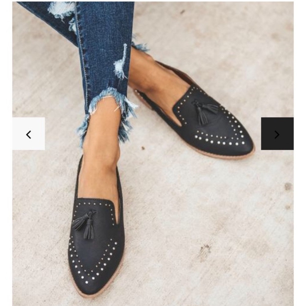 Genuine leather loafers